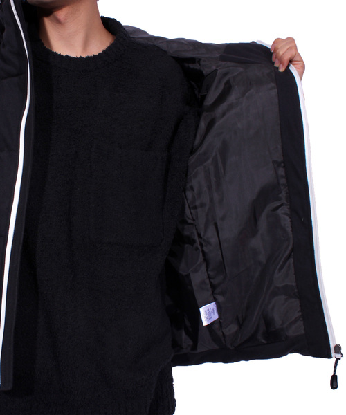 ８(eight)（エイト）の「ストレッチ 中綿 ジャケット ブルゾン（ダウンジャケット/コート・メンズ・グレー/ブラック・LARGE/MEDIUM/X-LARGE）」の9枚目の写真