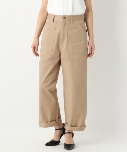 A part by（アパートバイ）の「CLミリタリーパンツ 778722（その他パンツ・レディース・グリーン/グリーン系その他/ベージュ/オフホワイト・MEDIUM/LARGE）」の4枚目の写真