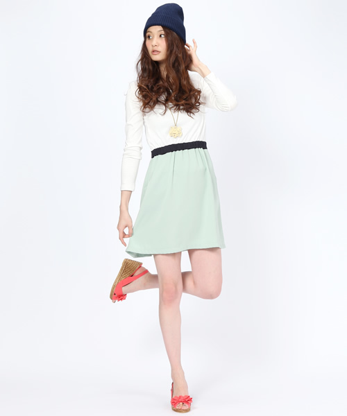 Khaju（カージュ）の「★★GAIMO:フロントリボンウェッジサンダル □（サンダル・レディース・ピンク/ネイビー・35/36/37/38）」の11枚目の写真