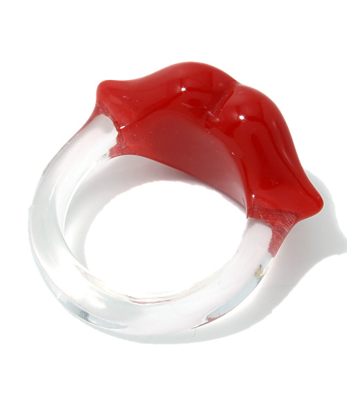 Ray BEAMS（レイビームス）の「Musubi / 投げキッス リング（リング・レディース・ピンク/レッド/イエロー/ブルー系その他・11号）」の5枚目の写真