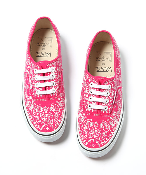 Another Edition（アナザーエディション）の「AE×VANS AUTHENTIC PSLY（スニーカー・レディース・ブラック/ピンク・5/6/7/4h/5h/6h）」の7枚目の写真