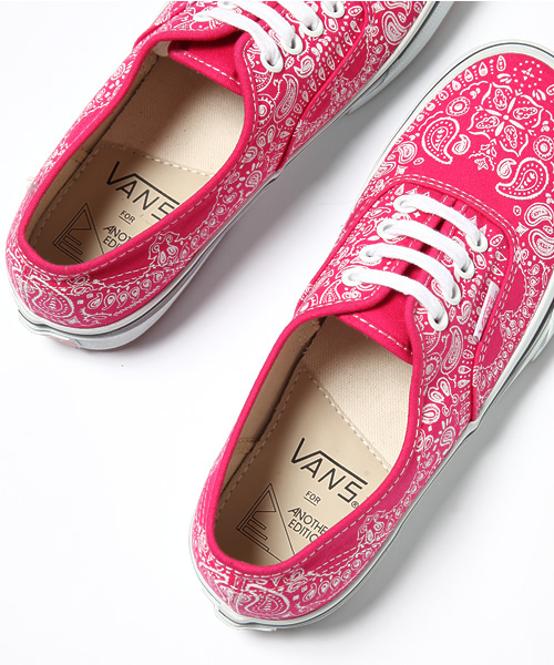 Another Edition（アナザーエディション）の「AE×VANS AUTHENTIC PSLY（スニーカー・レディース・ブラック/ピンク・5/6/7/4h/5h/6h）」の15枚目の写真