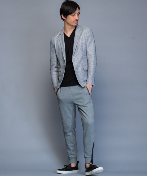 5351 POUR LES HOMMES(ゴーサンゴーイチプールオム)の「ヴィンテージ裏毛トラックパンツ(その他パンツ・メンズ・ブラック/グレー・44/46/48)」の10枚目の写真