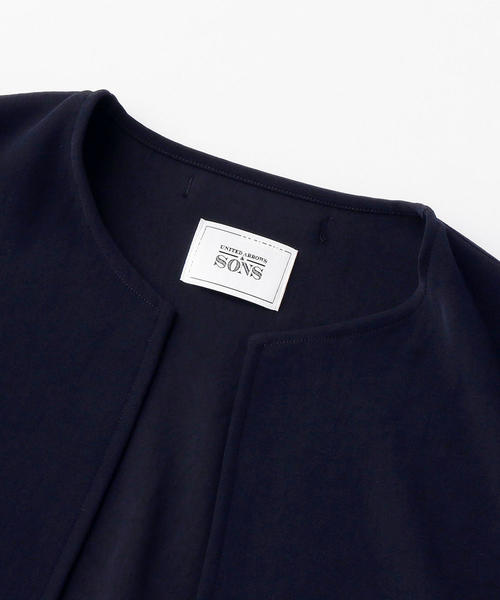 UNITED ARROWS & SONS（ユナイテッドアローズアンドサンズ）の「UNITED ARROWS & SONS by DAISUKE OBANA TWL CREW C/GN（カーディガン/ボレロ・メンズ・ブラック/ネイビー・LARGE/MEDIUM/SMALL）」の7枚目の写真