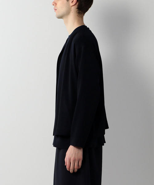 UNITED ARROWS & SONS（ユナイテッドアローズアンドサンズ）の「UNITED ARROWS & SONS by DAISUKE OBANA TWL CREW C/GN（カーディガン/ボレロ・メンズ・ブラック/ネイビー・LARGE/MEDIUM/SMALL）」の11枚目の写真