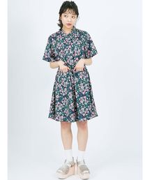 merry jenny | flowerリボンシャツワンピース(ワンピース)
