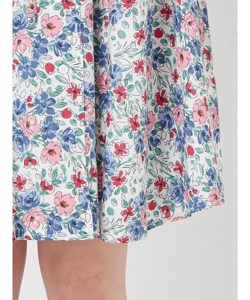 merry jenny（メリージェニー）の「flowerリボンシャツワンピース（ワンピース・レディース・オフホワイト/ネイビー・FREE）」の7枚目の写真