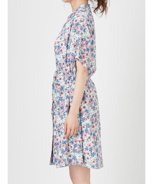 merry jenny（メリージェニー）の「flowerリボンシャツワンピース（ワンピース・レディース・オフホワイト/ネイビー・FREE）」の11枚目の写真