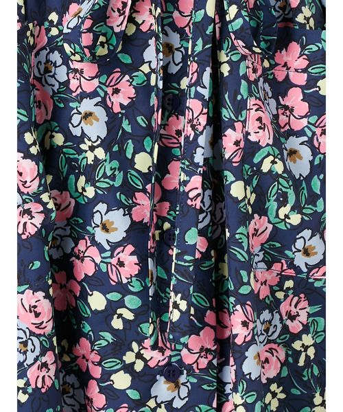 merry jenny（メリージェニー）の「flowerリボンシャツワンピース（ワンピース・レディース・オフホワイト/ネイビー・FREE）」の9枚目の写真