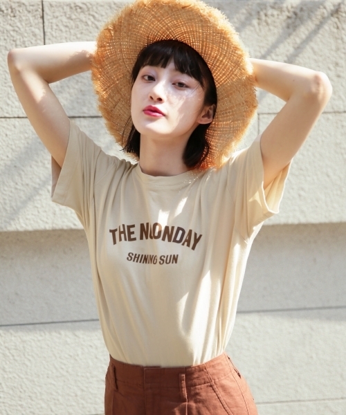 LOWRYS FARM（ローリーズファーム）の「アソートロゴＴシャツ　795303（Tシャツ/カットソー・レディース・その他1/グレー/ベージュ/ホワイト・LARGE/MEDIUM）」の3枚目の写真