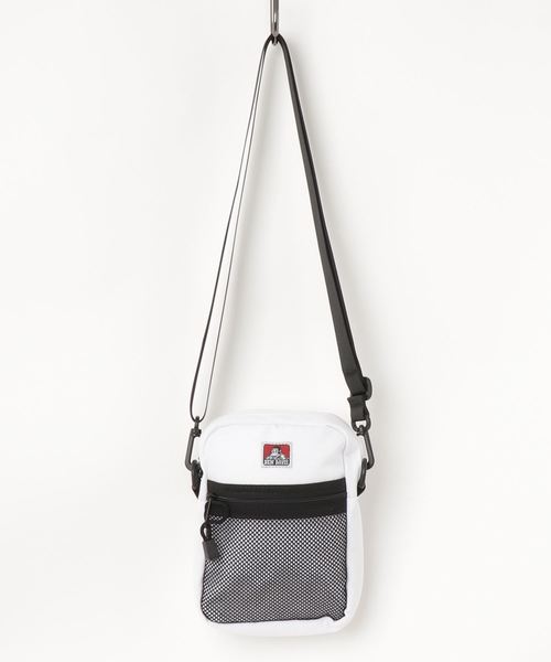 BEN DAVIS ORIGINALS(ベンデイビスオリジナルス)の「BEN DAVIS VERTICAL MESH SHOULDER/ベンデイビス メッシュショルダー(ショルダーバッグ・レディース・ブラック/ネイビー/レッド/ピンク/イエロー/ベージュ/パープル/エメラルド/マスタード/オレンジ/ホワイト・FREE)」の2枚目の写真