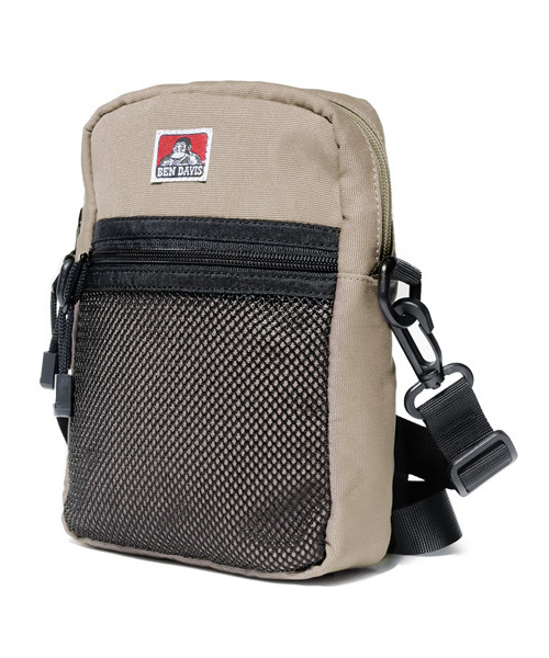 BEN DAVIS ORIGINALS(ベンデイビスオリジナルス)の「BEN DAVIS VERTICAL MESH SHOULDER/ベンデイビス メッシュショルダー(ショルダーバッグ・レディース・ブラック/ネイビー/レッド/ピンク/イエロー/ベージュ/パープル/エメラルド/マスタード/オレンジ/ホワイト・FREE)」の3枚目の写真