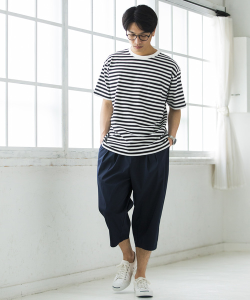 WEGO(ウィゴー)の「WEGO/フランスリネンガウチョパンツ(スラックス・メンズ・ブラック/カーキ/ネイビー/ベージュ・LARGE/MEDIUM/SMALL)」の15枚目の写真