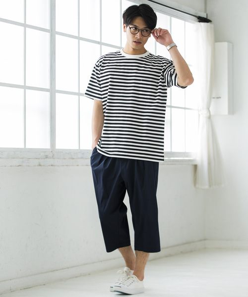 WEGO(ウィゴー)の「WEGO/フランスリネンガウチョパンツ(スラックス・メンズ・ブラック/カーキ/ネイビー/ベージュ・LARGE/MEDIUM/SMALL)」の17枚目の写真