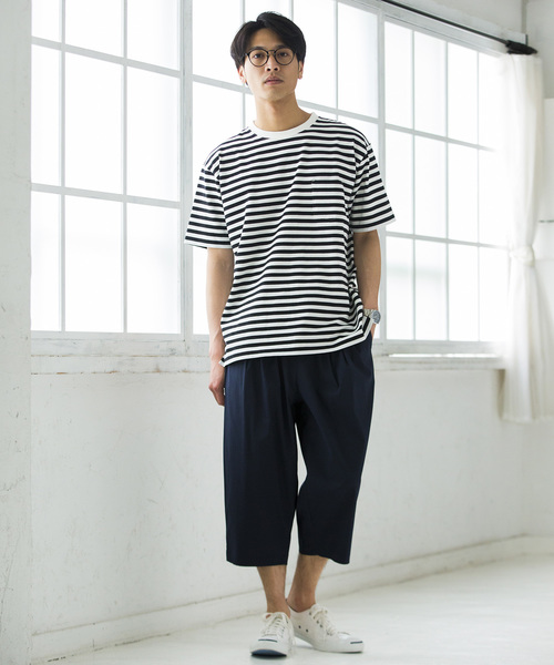 WEGO(ウィゴー)の「WEGO/フランスリネンガウチョパンツ(スラックス・メンズ・ブラック/カーキ/ネイビー/ベージュ・LARGE/MEDIUM/SMALL)」の18枚目の写真