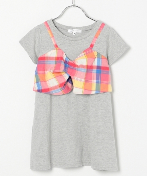 GLOBAL WORK（グローバルワーク）の「【キッズ】ビスチェツキワンピース/793307（ワンピース・キッズ・グレー/その他1/ブラック/ホワイト・LARGE/MEDIUM/SMALL/X-LARGE/XX-LARGE）」の4枚目の写真