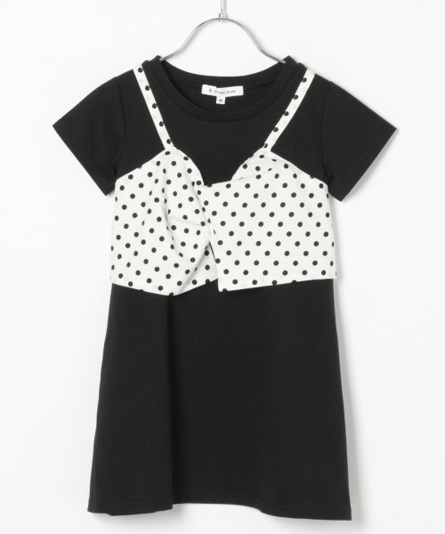 GLOBAL WORK（グローバルワーク）の「【キッズ】ビスチェツキワンピース/793307（ワンピース・キッズ・グレー/その他1/ブラック/ホワイト・LARGE/MEDIUM/SMALL/X-LARGE/XX-LARGE）」の3枚目の写真