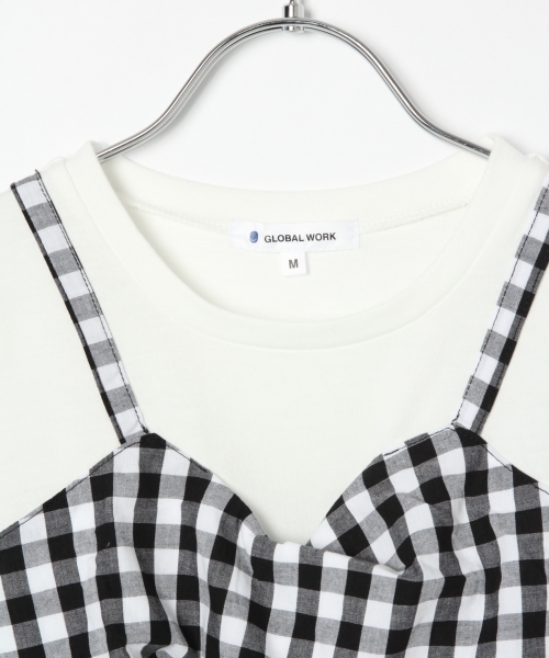 GLOBAL WORK（グローバルワーク）の「【キッズ】ビスチェツキワンピース/793307（ワンピース・キッズ・グレー/その他1/ブラック/ホワイト・LARGE/MEDIUM/SMALL/X-LARGE/XX-LARGE）」の7枚目の写真