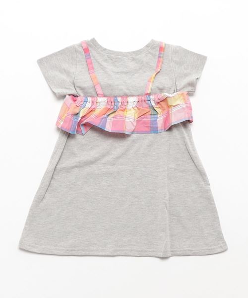 GLOBAL WORK（グローバルワーク）の「【キッズ】ビスチェツキワンピース/793307（ワンピース・キッズ・グレー/その他1/ブラック/ホワイト・LARGE/MEDIUM/SMALL/X-LARGE/XX-LARGE）」の5枚目の写真