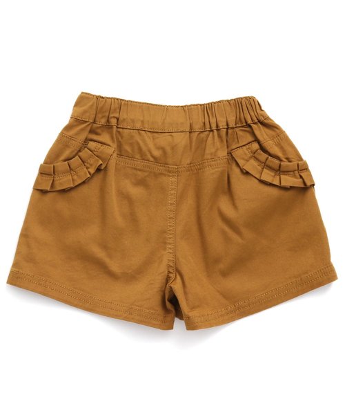 apres les cours（アプレレクール）の「ポケットフリルショートパンツ（その他パンツ・キッズ・ブラック/ネイビー/ピンク/キャメル・90/100/110/120/80/130/140）」の6枚目の写真