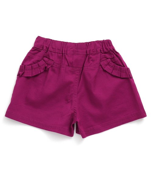 apres les cours（アプレレクール）の「ポケットフリルショートパンツ（その他パンツ・キッズ・ブラック/ネイビー/ピンク/キャメル・90/100/110/120/80/130/140）」の8枚目の写真