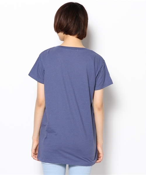 CIAOPANIC(チャオパニック)の「【Ciaopanic】LOS刺繍TEE(Tシャツ/カットソー・レディース・オフホワイト/ネイビー・FREE)」の9枚目の写真