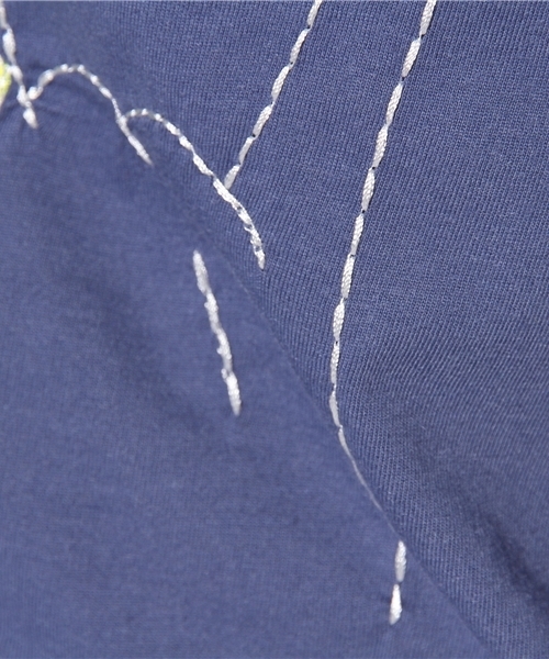 CIAOPANIC(チャオパニック)の「【Ciaopanic】LOS刺繍TEE(Tシャツ/カットソー・レディース・オフホワイト/ネイビー・FREE)」の5枚目の写真