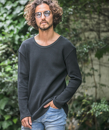 Magine | mlt2311-Magine×CAMBIO　Heavy Waffle Big Cut sew カットソー(Tシャツ/カットソー)