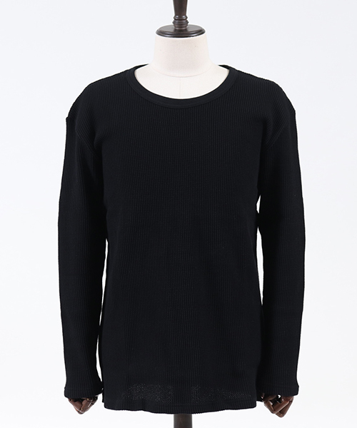 Magine(マージン)の「mlt2311-Magine×CAMBIO Heavy Waffle Big Cut sew カットソー(Tシャツ/カットソー・メンズ・ホワイト/ブラック/グレー/チャコール・44/46/48)」の5枚目の写真