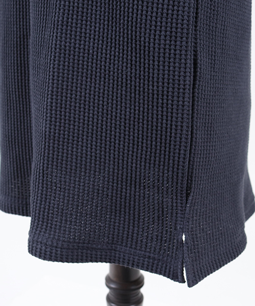 Magine(マージン)の「mlt2311-Magine×CAMBIO Heavy Waffle Big Cut sew カットソー(Tシャツ/カットソー・メンズ・ホワイト/ブラック/グレー/チャコール・44/46/48)」の15枚目の写真