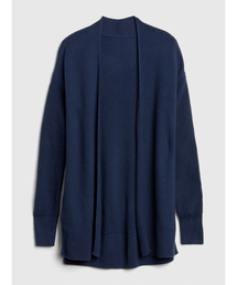 GAP | テクスチャー オープンフロント カーディガンセーター（メリノウール混紡）(カーディガン/ボレロ)