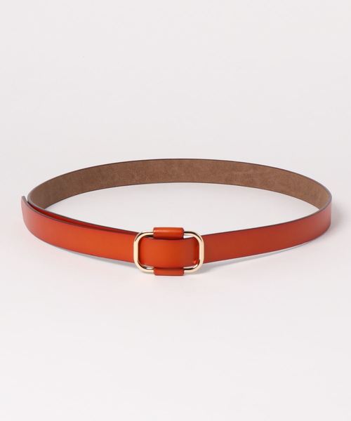 DISCOAT（ディスコート）の「本革スクエアーピンレスベルト（ベルト・レディース・ブラック/ベージュ/ブラウン/キャメル・FREE）」の4枚目の写真