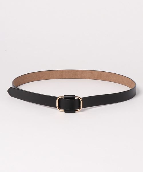 DISCOAT（ディスコート）の「本革スクエアーピンレスベルト（ベルト・レディース・ブラック/ベージュ/ブラウン/キャメル・FREE）」の2枚目の写真