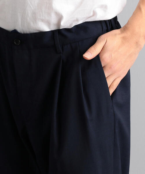 green label relaxing(グリーンレーベルリラクシング)の「CM◆ウオッシャブルトロ 2P ユーティリティー パンツ 9分丈 / アンクル丈 <機能性生地>(その他パンツ・メンズ・ネイビー/ダークブラウン/ブラック/グレー/オリーブ・M/S/XXL/XS/XL/L)」の11枚目の写真