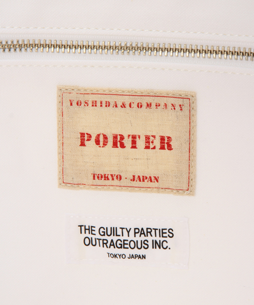 WACKO MARIA（ワコマリア）の「WACKO MARIA×PORTER 13AW PRINT TOTE BAG BASIC（KILLER ROCK'N' ROLLER）（トートバッグ・メンズ・ホワイト/ブラック/レッド/ブルー・ONE SIZE）」の8枚目の写真