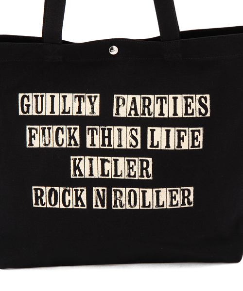WACKO MARIA（ワコマリア）の「WACKO MARIA×PORTER 13AW PRINT TOTE BAG BASIC（KILLER ROCK'N' ROLLER）（トートバッグ・メンズ・ホワイト/ブラック/レッド/ブルー・ONE SIZE）」の13枚目の写真