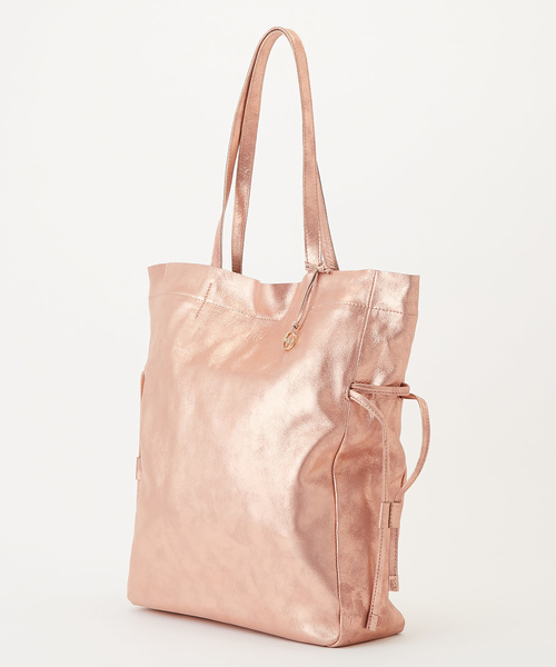 mystic（ミスティック）の「ROROLレザー巾着トート/トートバッグ/巾着バッグ/バック/通勤/通学（トートバッグ・レディース・シルバー/ゴールド/ブラック/アンティークゴールド・FREE）」の7枚目の写真