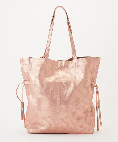 mystic（ミスティック）の「ROROLレザー巾着トート/トートバッグ/巾着バッグ/バック/通勤/通学（トートバッグ・レディース・シルバー/ゴールド/ブラック/アンティークゴールド・FREE）」の9枚目の写真