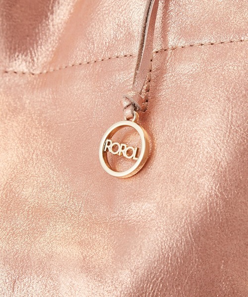 mystic（ミスティック）の「ROROLレザー巾着トート/トートバッグ/巾着バッグ/バック/通勤/通学（トートバッグ・レディース・シルバー/ゴールド/ブラック/アンティークゴールド・FREE）」の6枚目の写真