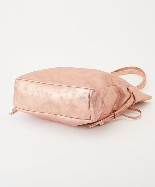 mystic（ミスティック）の「ROROLレザー巾着トート/トートバッグ/巾着バッグ/バック/通勤/通学（トートバッグ・レディース・シルバー/ゴールド/ブラック/アンティークゴールド・FREE）」の12枚目の写真