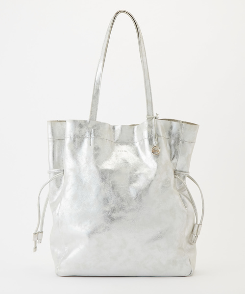 mystic（ミスティック）の「ROROLレザー巾着トート/トートバッグ/巾着バッグ/バック/通勤/通学（トートバッグ・レディース・シルバー/ゴールド/ブラック/アンティークゴールド・FREE）」の21枚目の写真