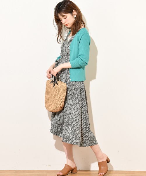 natural couture（ナチュラルクチュール）の「共ベルト付きカシュクールワンピ（ワンピース・レディース・ベージュ/ネイビー/ラベンダー/ブラック系その他/ベージュ系その他/オレンジ系その他/ストライプ/その他/その他1・FREE）」の13枚目の写真