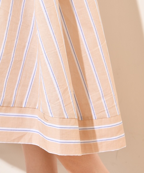 natural couture（ナチュラルクチュール）の「共ベルト付きカシュクールワンピ（ワンピース・レディース・ベージュ/ネイビー/ラベンダー/ブラック系その他/ベージュ系その他/オレンジ系その他/ストライプ/その他/その他1・FREE）」の22枚目の写真