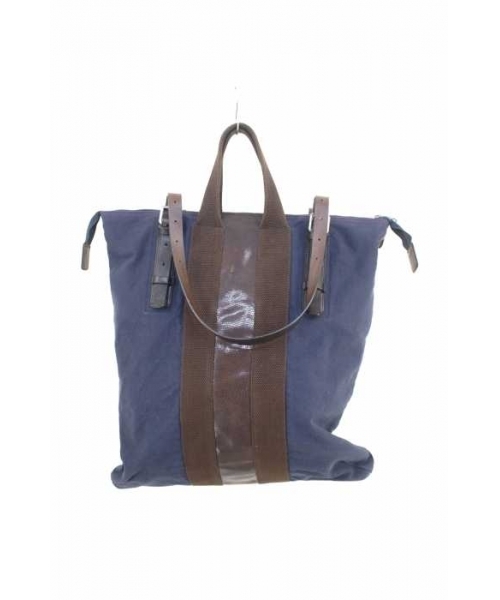 ブランド古着】レザー切替キャンバスヘルメットバッグ（トートバッグ