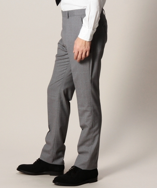 BEAUTY&YOUTH UNITED ARROWS（ビューティーアンドユースユナイテッドアローズ）の「BY Dress グレー ウィンドペーン ノープリーツ-Tiny（bg4）（スーツパンツ・メンズ・グレー・46/52/48/44/50）」の3枚目の写真
