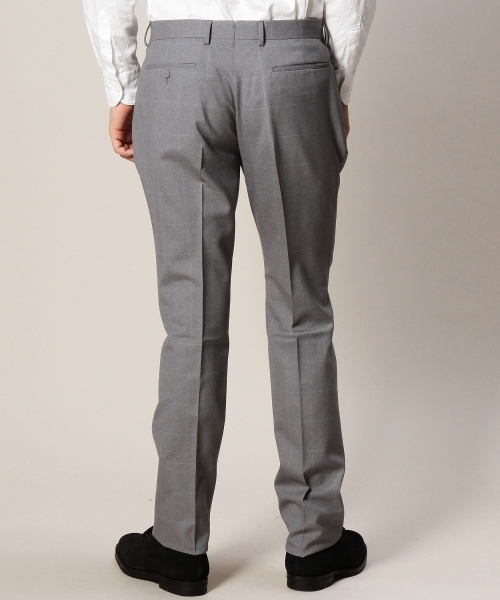 BEAUTY&YOUTH UNITED ARROWS（ビューティーアンドユースユナイテッドアローズ）の「BY Dress グレー ウィンドペーン ノープリーツ-Tiny（bg4）（スーツパンツ・メンズ・グレー・46/52/48/44/50）」の4枚目の写真