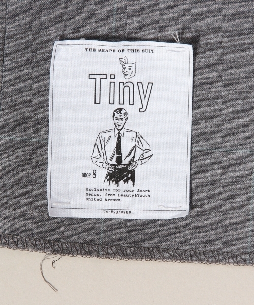 BEAUTY&YOUTH UNITED ARROWS（ビューティーアンドユースユナイテッドアローズ）の「BY Dress グレー ウィンドペーン ノープリーツ-Tiny（bg4）（スーツパンツ・メンズ・グレー・46/52/48/44/50）」の8枚目の写真