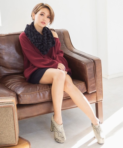 Diable baiser(ディアブルベーゼ)の「10.5cmチャンキーヒール美脚ブーティ(ブーツ・レディース・ブラック系その他2/ブラック系その他/ブラウン系その他/レッド系その他/レオパード/ブラック系その他3/ブラウン系その他2/ブラウン系その他3/パイソン・21cm/21.5cm/22cm/25.5cm/21.5㎝/23㎝/24㎝/25㎝/22.5㎝/23.5㎝/24.5㎝)」の16枚目の写真