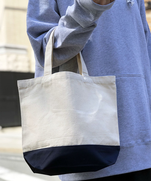 United Athle(ユナイテッドアスレ)の「【United Athle】バイカラーヘビーコットンキャンバストートバッグS 1460(トートバッグ・レディース・ブラック/グレー/ネイビー/レッド・FREE)」の7枚目の写真