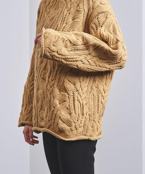 UNFIL（アンフィル）の「＜unfil(アンフィル）＞アラン編み